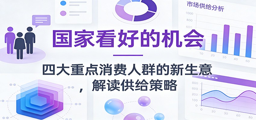 公众号付费文章：国家看好的机会，四大重点消费人群的新生意，解读供给策略-网创联盟云网创