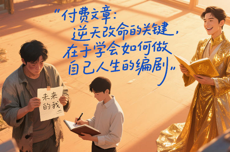 付费文章:逆天改命的关键,在于学会如何做自己人生的编剧-网创联盟云网创