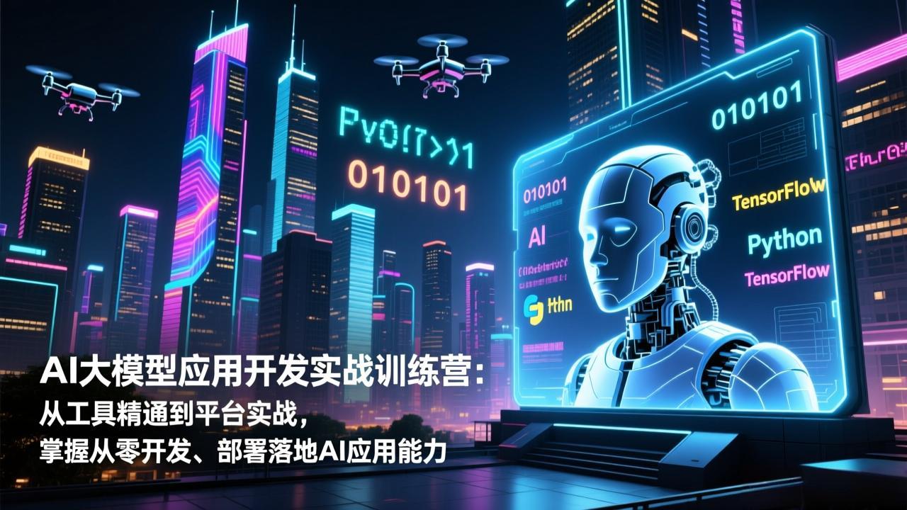 AI大模型应用开发实战训练营：从工具精通到平台实战，掌握从零开发、部署落地AI应用能力-网创联盟云网创