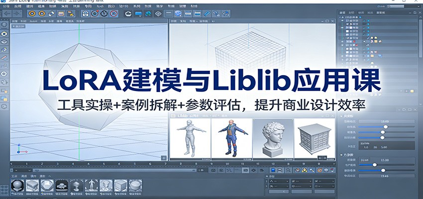 LoRA建模与Liblib应用课：工具实操+案例拆解+参数评估，提升商业设计效率-网创联盟云网创
